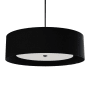 Dainolite Helena 4 Light 30" Wide Pendant Matte Black / White