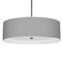 Dainolite Helena 4 Light 30" Wide Pendant Matte Black / Grey