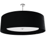 Dainolite Helena 4 Light 30" Wide Pendant Polished Chrome / Black