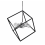 Dainolite Kappa 4 Light 14" Wide Pendant Polished Chrome