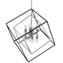 Dainolite Kappa 8 Light 27" Wide Chandelier Polished Chrome