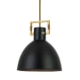 Matte Black / Aged Brass