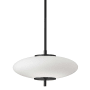 Dainolite Maddie 12" Wide LED Pendant Matte Black