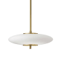 Dainolite Maddie 16" Wide Pendant Aged Brass