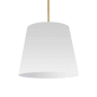 Dainolite Oversized Drum 20" Wide Pendant White