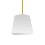 Dainolite Oversized Drum 14" Wide Pendant White