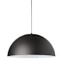 Dainolite Ofelia 16" Wide Pendant Matte Black / White