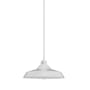Dainolite Olya 12" Wide Pendant Matte White
