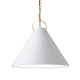 Dainolite Princeton 24" Wide Pendant Aged Brass / White