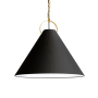 Dainolite Princeton 24" Wide Pendant Aged Brass / Black