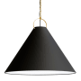 Dainolite Princeton 32" Wide Pendant Aged Brass / Black