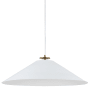 Dainolite Prudence 24" Wide Pendant Aged Brass / Matte White