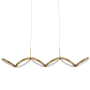 Dainolite Philo 40" Wide LED Suspension Linear Pendant Aged Brass