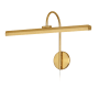 Dainolite 24" Wide LED Plug-In Picture Light Aged Brass