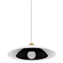 Dainolite Pima 18" Wide Pendant Matte White / Matte Black