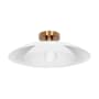 Dainolite Pima 18" Wide Semi-Flush Ceiling Fixture Matte White