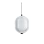 Dainolite Peri 6" Wide LED Mini Pendant Clear / Matte Black