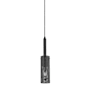 Dainolite Percy 3" Wide Mini Pendant Matte Black