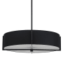 Dainolite Preston 4 Light 21" Wide Pendant Matte Black / Black