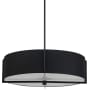 Dainolite Preston 4 Light 26" Wide Pendant Matte Black / Black