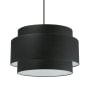 Dainolite Priya 4 Light 22" Wide Pendant Matte Black / Black