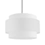 Dainolite Priya 4 Light 22" Wide Pendant Polished Chrome / White