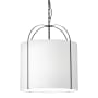 Dainolite Quincy 3 Light 22" Wide Pendant White / Black