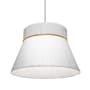 Dainolite Rochelle 24" Wide Pendant Aged Brass