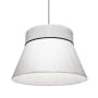 Dainolite Rochelle 24" Wide Pendant Matte Black
