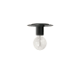 Dainolite Roswell 8" Wide Semi-Flush Ceiling Fixture Matte Black