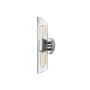 Dainolite Samantha 2 Light 5" Tall Wall Sconce Polished Chrome