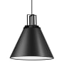 Dainolite Sonus 14" Wide Pendant Matte Black