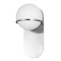 Dainolite Sofia 12" Tall Wall Sconce Polished Chrome / White
