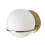 Dainolite Sofia 6" Tall Wall Sconce Aged Brass