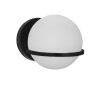 Dainolite Sofia 6" Tall Wall Sconce Matte Black