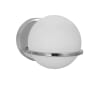 Dainolite Sofia 6" Tall Wall Sconce Polished Chrome