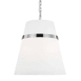 Dainolite Symphony 3 Light 18" Wide Pendant Polished Chrome / White