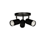 Dainolite Taylor 3 Light 13" Wide Accent / Spot Lights Ceiling Fixture Matte Black