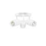 Dainolite Taylor 3 Light 13" Wide Accent / Spot Lights Ceiling Fixture Matte White