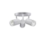 Dainolite Taylor 3 Light 13" Wide Accent / Spot Lights Ceiling Fixture Satin Chrome