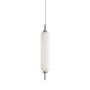Dainolite Typha 3" Wide LED Mini Pendant Polished Chrome / White