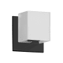 Dainolite Verona 5" Tall Wall Sconce Matte Black