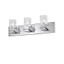 Dainolite Veronica 3 Light 24" Wide Vanity Light Polished Chrome