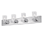 Dainolite Veronica 4 Light 32" Wide Vanity Light Polished Chrome