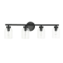 Dainolite Vienna 4 Light 29" Wide Vanity Light Matte Black