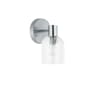 Dainolite Vienna 8" Tall Wall Sconce Polished Chrome