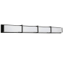 Dainolite Winston 4 Light 46" Wide LED Bathroom Vanity Light Matte Black