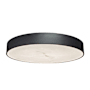 Dainolite Walsh 20" Wide LED Flush Mount Drum Ceiling Fixture Alabaster / Matte Black