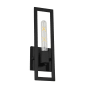 Dainolite Wisteria 14" Tall Wall Sconce Matte Black