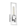 Dainolite Wisteria 14" Tall Wall Sconce Polished Chrome